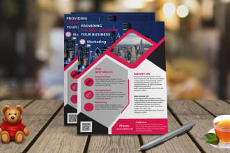 create corporate, business and party flyer design in 12 hrs