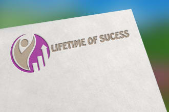 make 3 luxurious logo with free social media kit
