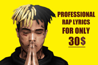 write you the hottest rap verse for cheap