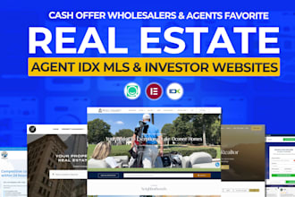 design pro wordpress real estate agent or wholesale investor website