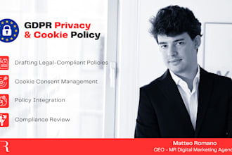 write gdpr compliant privacy and cookie policy