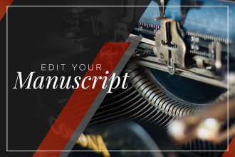 edit your book manuscript