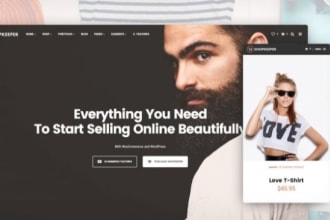 create a dynamic wordpress ecommerce website