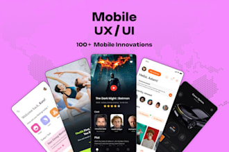 design a high conversion mobile app UI UX in figma for ios and android