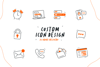 design unique vector icon for website or app in 24 hours