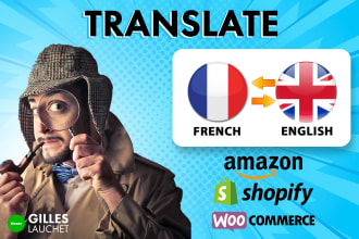 manually translate from english to french