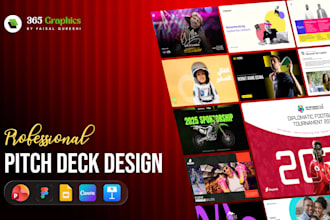 design a professional investor pitch deck