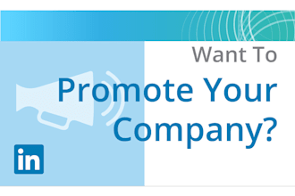 write new linkedin company page and boost optimization