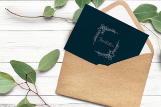 design unique, modern, luxury invitation cards