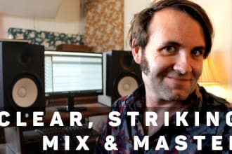be your clear, striking, commercial mix and master engineer