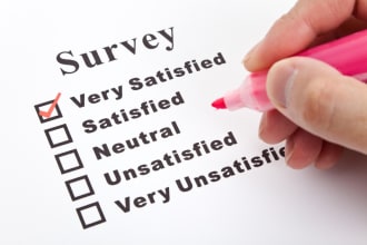 create surveys, analyze and present results