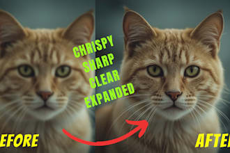 upscale, fix blurry, manipulate photos ai or manually