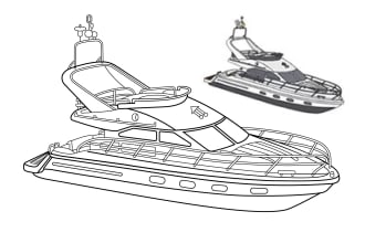 draw vector line art illustration for image product diagram laser cutting cnc