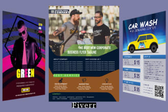do eye catching flyer and brochures