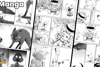 draw your story into comic or manga style