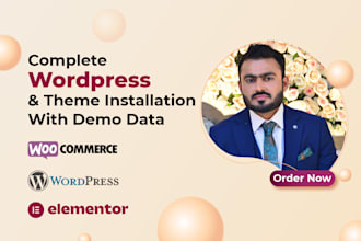 install wordpress theme like a demo