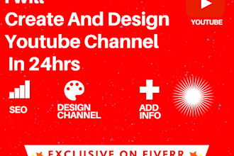 create and set up youtube channel from start to end
