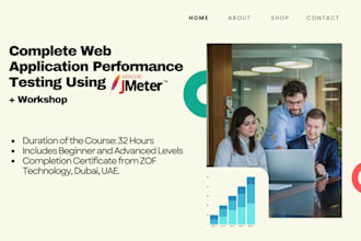 teach web application performance testing with jmeter tool