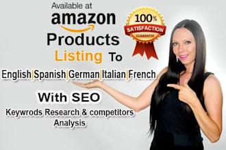 write excellent amazon product descriptions and listings