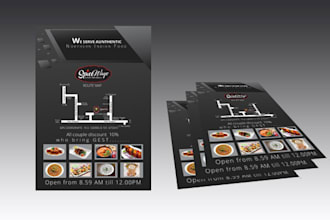 design flyers leaflet and posters