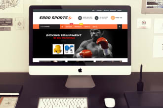 design a fabulous and responsive ecommerce website on wordpress