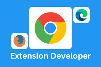develop a chrome extension according to your needs