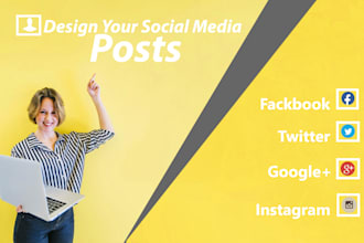 design professional social media post