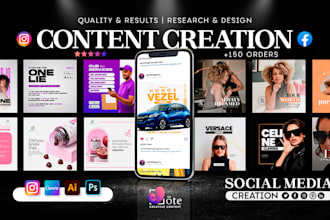 design creative instagram content and posts