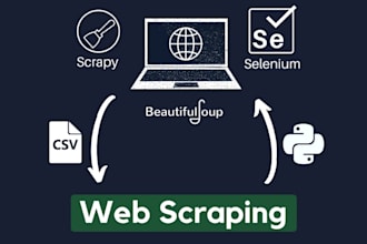 do web scraping and automation using python