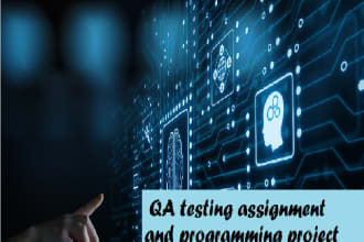 provide software QA testing assignment and programming project