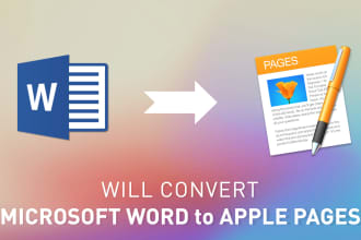 convert microsoft word to pages