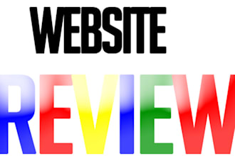 give you a full 5 minutes website review on video showing you exactly what to change for SEO to make sure you get listed in Google and why