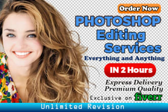do photo retouching and photo editing