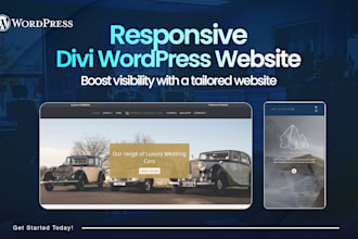 design or redesign a responsive divi wordpress website