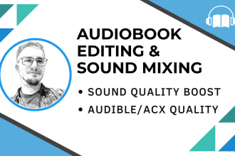 edit, mix and master your audiobook for acx, audible