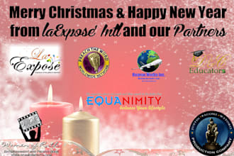 design an amazing flyer for CHRISTMAS and New Year