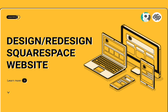 design or redesign your squarespace website