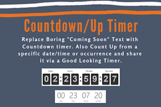 implement countdown timer for your website or web page