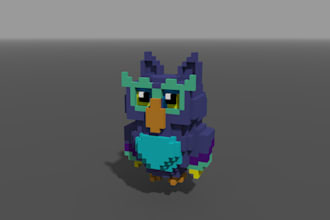 make any voxel model