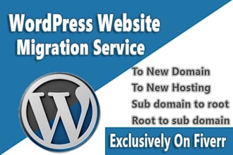 transfer, migrate wordpress website