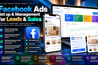 setup facebook ads campaign for leads and sales