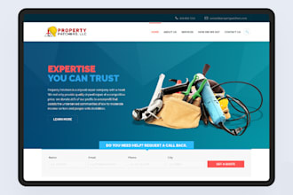 create a website for your drywall, plumber or repair company