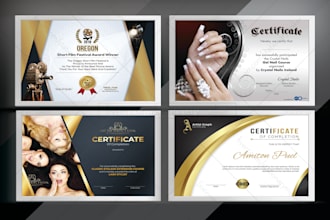 do certificate design, diploma certificate or custom certificate template