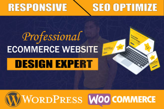 build wordpress ecommerce website or woocommerce dropshipping store