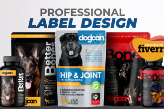 create label design for your product