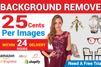 photoshop background removal of product images 24 hours