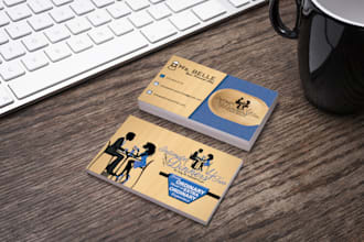 create logo, busniess card, fb cover and twitter cover