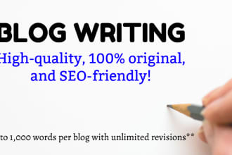 write SEO blogs about any topic without using ai