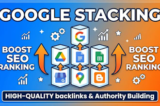 boost SEO rankings and maps ranking with google stacking