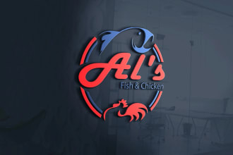 design restaurant logo, food, catering and BBQ